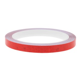 BULLSPANN Reflective Tape, For Outdoors, Parking Lots, Bicycles, Motorcycles, Reflector High Brightness, Night Work, Security Measures, Reflective Seal, High Visibility, Night Outdoors, Cars, Red