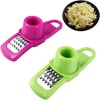 Rose Red Mini Grater Shredder Nutmeg Grinder Garlic Grater, Kitchen