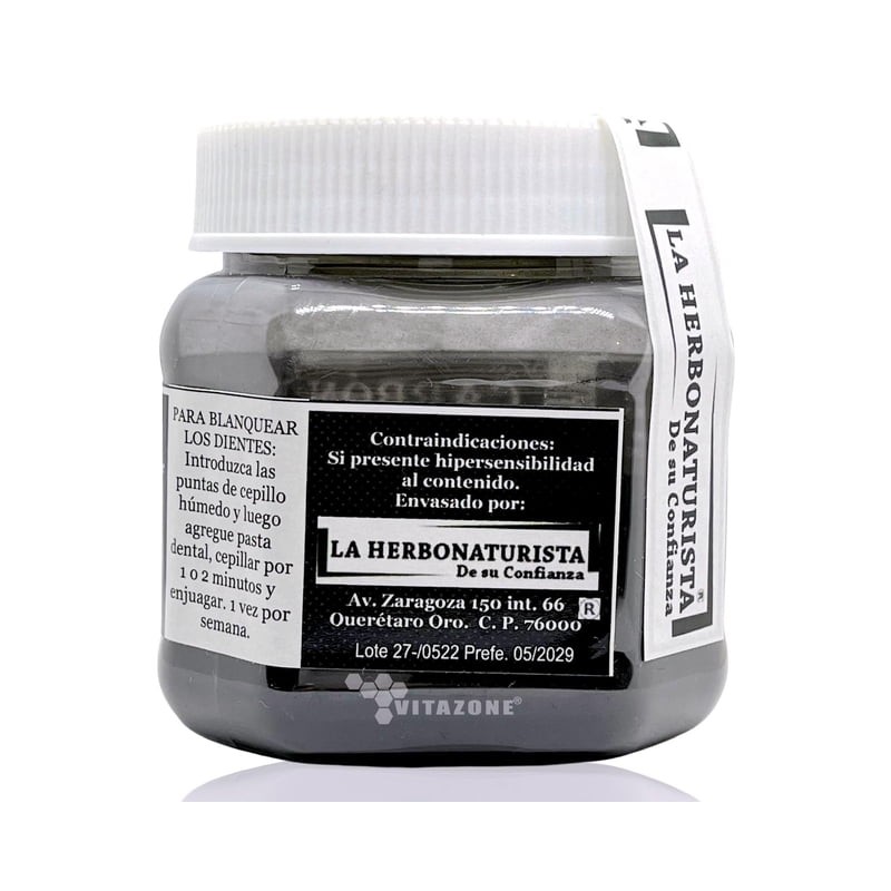 Carbón Activado de Coco en polvo 50 g 3 Generaciones
