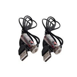 Red line Laser Module, Industrial Laser Module, Adjustable Focus, line Length 39″USB Connector Diameter 12mm(line-2pack)