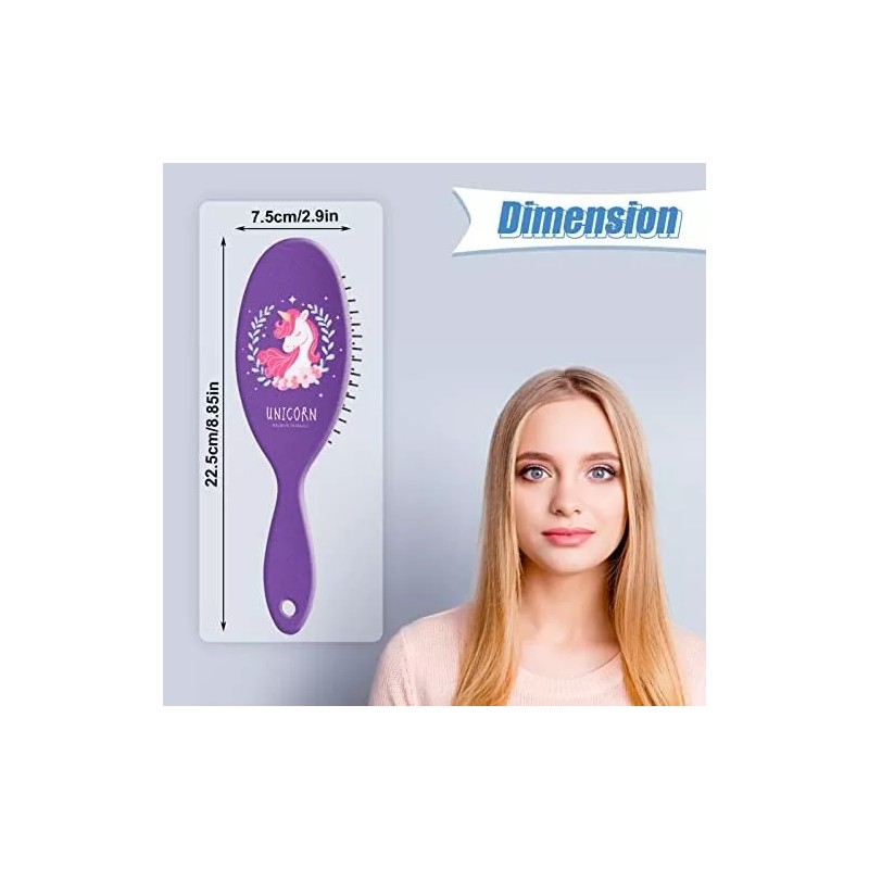 Ahlsenl Paquete De 4 Cepillos Para Desenredar El Cabello, Ce