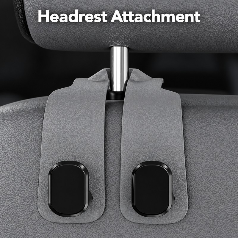 Car Headrest Hooks for Bags and Everyday Storage – Easy-Install