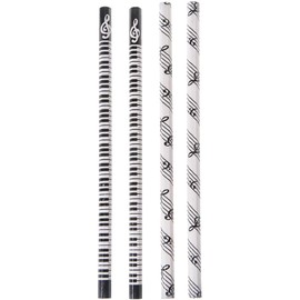 Jowxsx 4 Pack Music Note Pencils HB Standard Pencil Music Stationery Piano Sheet Music Student Gift Durable and Useful Beautiful Design Pencils and Writing Supplies