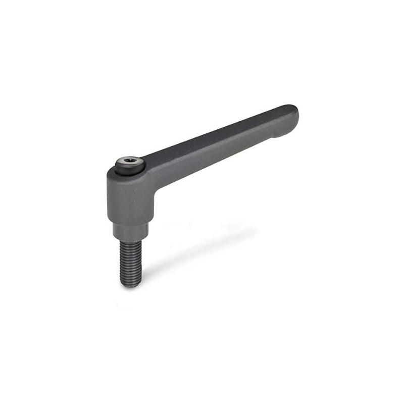 Ganter Standard Elements Adjustable Clamping Lever with Screw Thread –