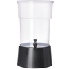 Carlisle 222903 Break-Resistant Beverage Dispenser with Base, 5 Gallon, Clear