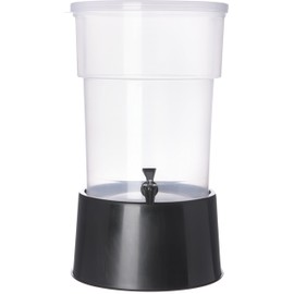 Carlisle 222903 Break-Resistant Beverage Dispenser with Base, 5 Gallon, Clear