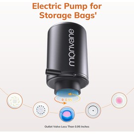 Vacuum Bag Electric Air Pump - Portable Vacuum Pump for Space Storage Bags Powerful Compression Pump for Clothes Blankets (Wireless)