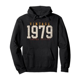 47 Years Old Born in 1979 Vintage 47th Birthday Men Women Pullover Hoodie
