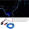 KIMISS DC 12V Car Panel Neon Lamp Strip Blue Cold