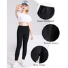 Domee Girls Yoga Leggings Sports Dance Pants Pack of 3