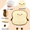 ZITUZY Toast Bread Cuddly Toy, 18 cm Toast Bread Cushion,
