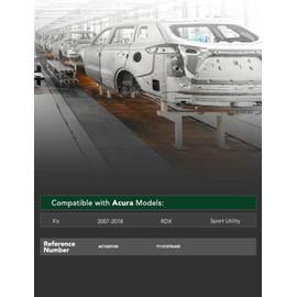 YHTAUTO Front Bumper Reinforcement Impact Bar Aluminum Compatible with Acura RDX 2007-2018 Sport Utility, Grille Support Reinforcement