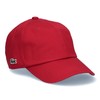 Lacoste Leather Belt Side Logo Cap (Red)
