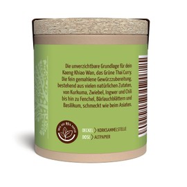 Green Curry Spice Preparation 45 g | Classic of Asian Cuisine | Ideal for Green Thai Curry | from Achterhof