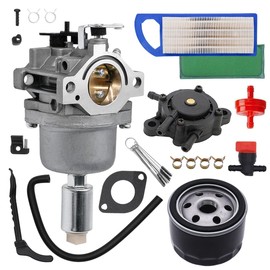 Cylinman Carburetor Fit for John Deere Z225 EZtrak 17.5HP 18HP 18.5HP Zero Turn Mower Tractor Tune Up Kits with Fuel Pump Air Oil Filter