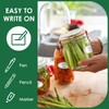 DGBDPACK 200 Dissolvable Canning Labels for Mason Jars, 1 x