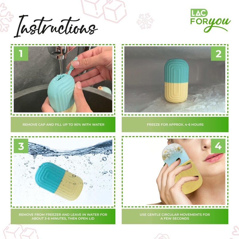 LAC FOR YOU Ice Roller for Face and Eyes -