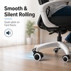 5-Piece Office Chair Caster Wheels for Smooth Rolling – 2-Inch