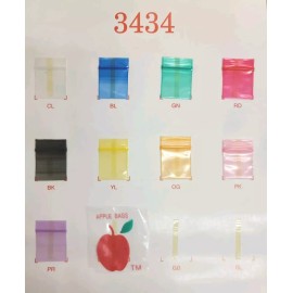 Apple Brand Baggies 1212, (1000pcs) Per Bundle Mini Zip lock Bags