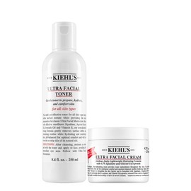 Kiehl's Ultra Facial Set (Toner 250ml + Cream 125ml) / 울트라 훼이셜 세트 (토너 250ml + 크림 125ml)