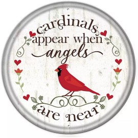 Fashion Jewelry CARDINAL ANGEL NEAR LOVE QUOTE Pendant FREE Sterling Silver 925 Necklace 20" RED