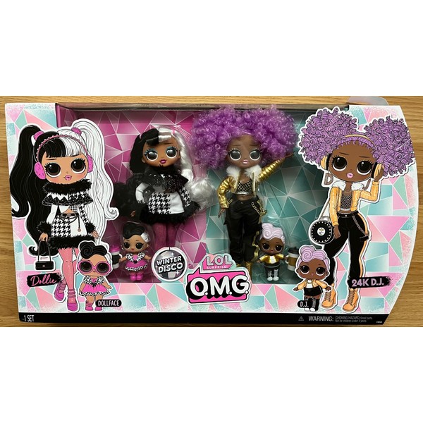 L.O.L Surprise! O.M.G. Winter Disco. Set -Dollie and D.J 24K