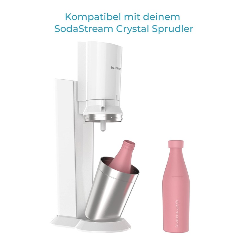 SodaNature® Premium 700ml Edelstahl Flasche für SodaStream Crystal | Zum