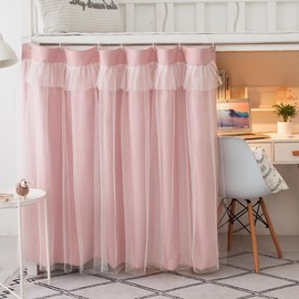 JNGUOSICN Bunk Bed Curtain Student Dormitory Shading Curtain Single Sleeper Bed Tent Canopy Blackout Privacy Shading Cloth for Home School, 2x1.5m