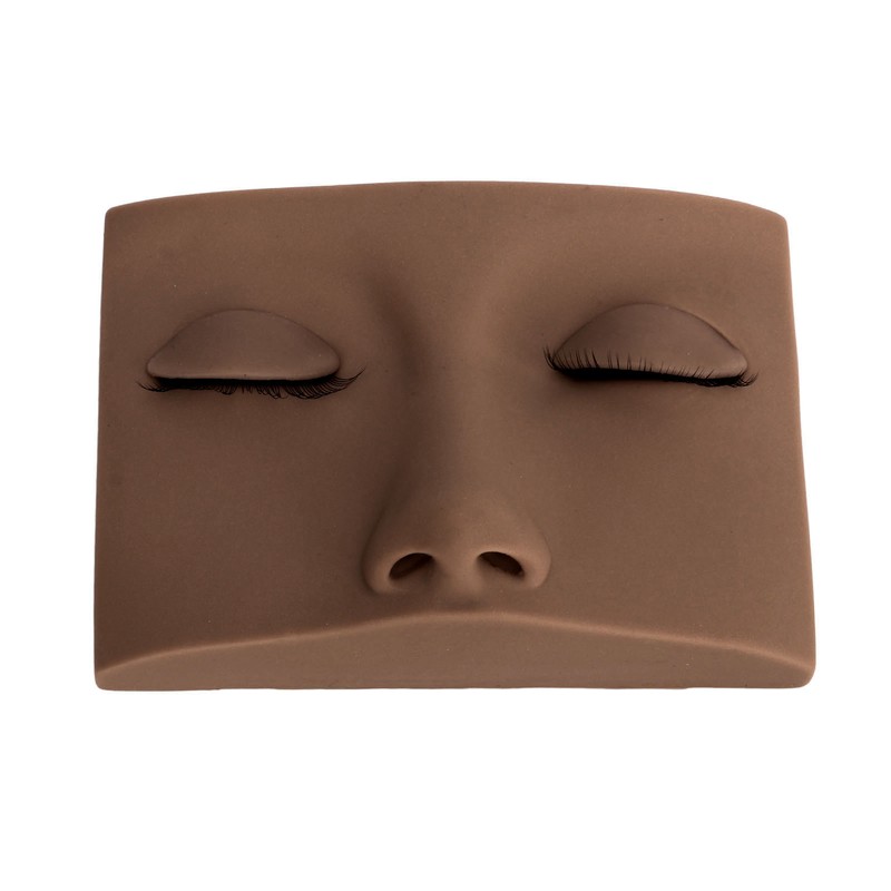 Lash Mannequin Head with 3 Pairs Replaceable Eyelid Silicone Eyelash