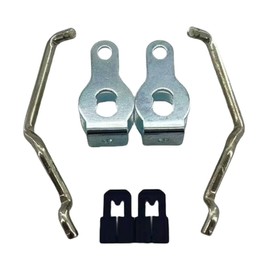 Door Lock to Latch Rod Set Fit for 1959-1964 Chevy Bel Air Biscayne Impala Replace 6164DLRCP,Door Lock Rod with Clip and Pawl Set