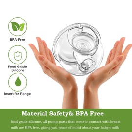 Accesorios para extractor de leche usable, compatible con extractor de leche S9/S10/S12, vaso colector general de 24 mm