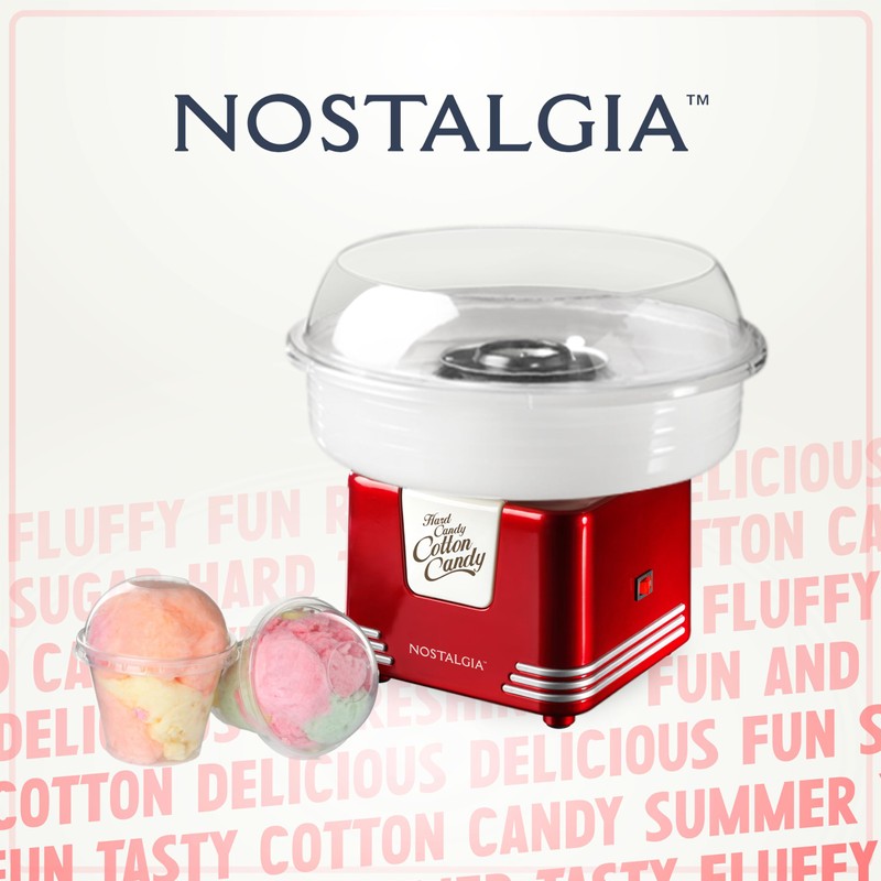 Nostalgia Cotton Candy Machine - Retro Cotton Candy Machine for