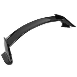 KUAFU Rear Trunk Spoiler Wing Compatible with 2016-2021 Honda Civic FK4 FK7 FK8 5DR Hatchback Type-R Style Trunk Lid Splitter Wing Air Deflector Glossy Black Plastic ABS