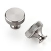 JOY DECOR 30 Pack Stainless Steel Kitchen Cabinet Hardware Knobs