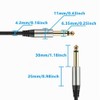 Paquete de 2 cables de guitarra de 1/4 de pulgada