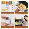 Bento Box, Lunch Box de 3 Capas 2400 ml con