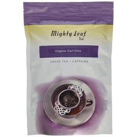 Mighty Leaf Organic Earl Grey Tea, 1 lb Loose Leaf Bag, Rich and Aromatic Black Tea with Bergamot