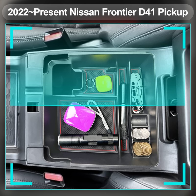 CDEFG for 2022-2025 2026 Frontier Center Console Organizer for 2026
