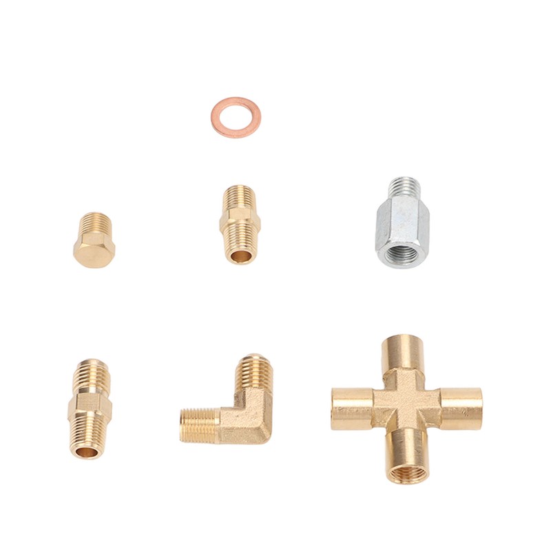 Turbo Oil Feed Line Kit 1/8PNT AN4 Fitting Oil Drain
