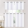 NICETOWN 50% Blackout Valances with Grommet - Thermal Insulated Short