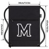 HOLYLUCK Drawstring Bags Initial Backpack Sackpack Cinch Bags for Sports,
