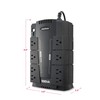 CyberPower CP550SLG Standby UPS Battery Backup and Surge Protector, 550VA/330W,