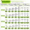 K Kwokker M3 M4 M5 M6 Nuts and Bolts Assortment