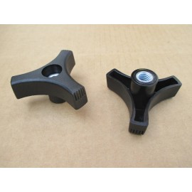 2 Scag Mower Cover Body Panel Wing Nuts 3/8-16 X 7/8 Knob 04029-03 04022-04