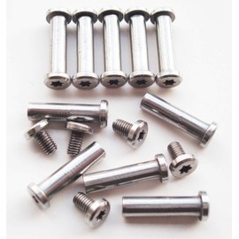 Pocket Knife Pivot Pin,Folding Knives Fasteners and Bolts,EDC Knifemakers Corby Rivets Screws,DIY Knife Handle Studs,Pack of 10 (0.157")