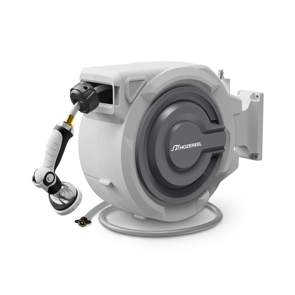 110 FT Retractable Garden Hose Reel by HOZEREEL, Outdoor Garden
