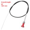 Caltric Fuel Stop & Shutoff Cable For Massey Ferguson MF240