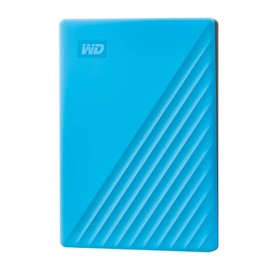 WD 2TB My Passport Portable External Hard Drive HDD, USB 3.0, USB 2.0 Compatible, Blue - WDBYVG0020BBL-WESN