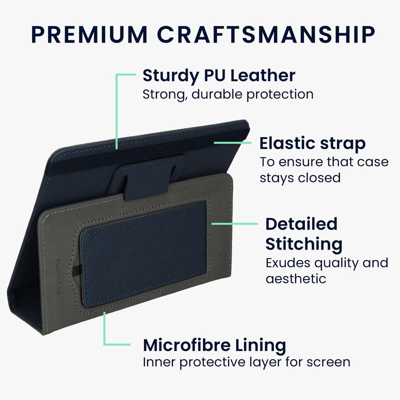 kwmobile Flip Case Compatible with 6-7 Inch eReader e-Reader -