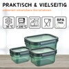 Engelland - Set of 3 Storage Jars with Lids, Airtight,